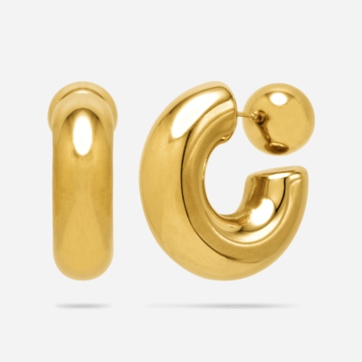 Adrian Bold C-Stud Earrings