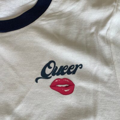 Queer Kiss Ringer Tee