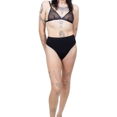 Mesh Triangle Bralette