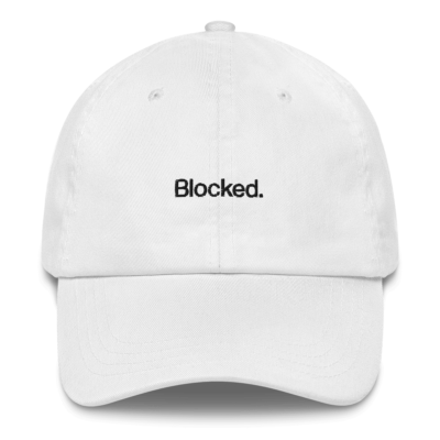 BLOCKED Embroidered Hat