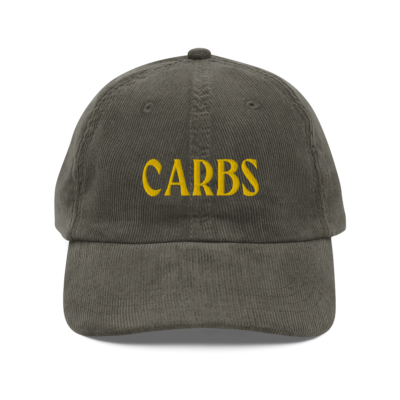 CARBS Embroidered Corduroy Hat