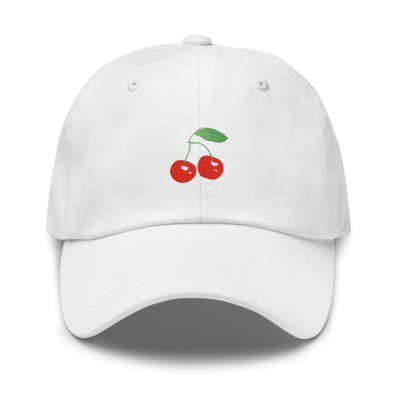 Cherries Embroidered Hat