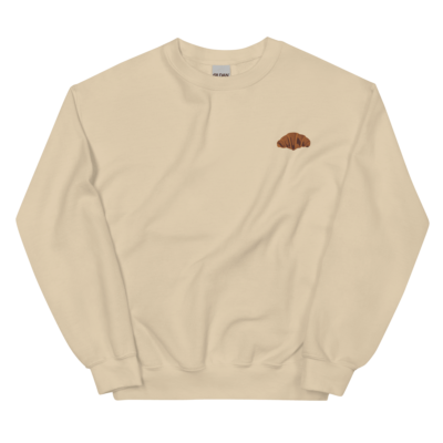 Croissant 🥐 Embroidered Sweatshirt