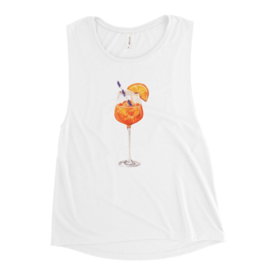 Aperol Spritz Watercolor Tank Top