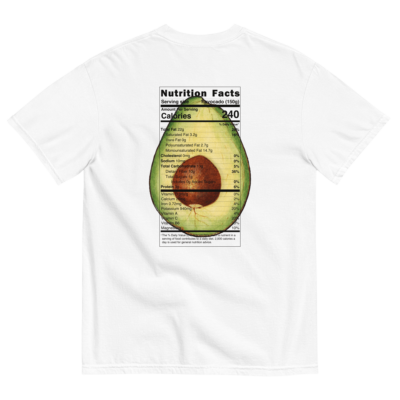 Avocado 🥑 Nutrition Label Shirt
