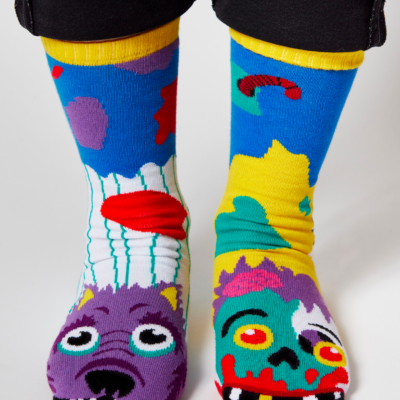 ADULT ZOMBIE & WEREWOLF SOCKS