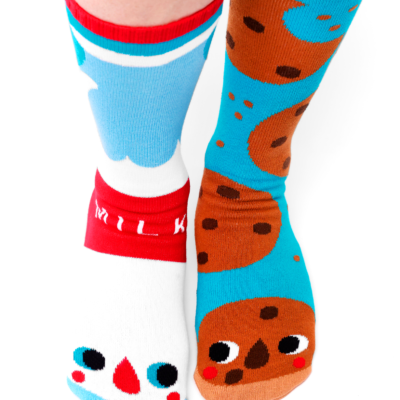 ADULT MILK & COOKIES SOCKS