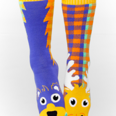 ADULT MOOSE & BEAR SOCKS