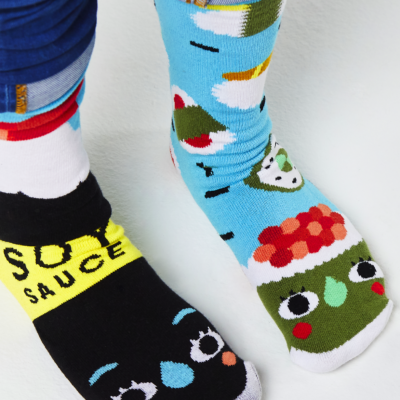 ADULT SUSHI & SOY SAUCE SOCKS