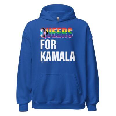 Queers For Kamala // Unisex Hoodie